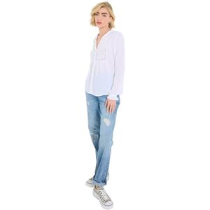 Joe Browns Women's Broderie Anglaise Frilly Cuffed Blouse, Regular, White, UK 18 Joe Browns Women's Broderie Anglaise Frilly Cuffed Blouse, Regular, White, UK 18