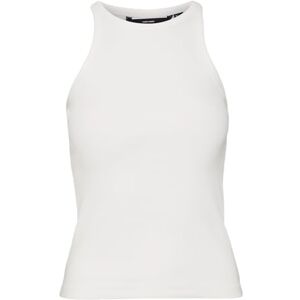 VERO MODA Women's Vmchloe Short Tank Top JRS Noos T-Shirt, Snow White, M VERO MODA Women's Vmchloe Short Tank Top JRS Noos T-Shirt, Snow White, M