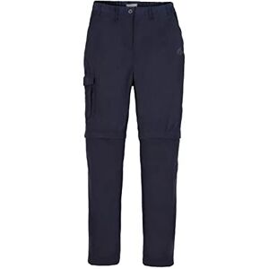 Craghoppers Womens Expert Kiwi Convertible Trousers, Dark Navy, Size 16 Craghoppers Womens Expert Kiwi Convertible Trousers, Dark Navy, Size 16