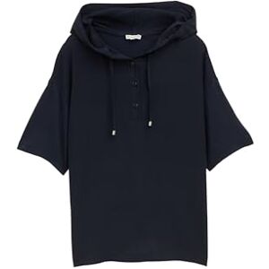 TOM TAILOR Women's T-Shirt, 10668 Sky Captain Blue, L TOM TAILOR Women's T-Shirt, 10668 Sky Captain Blue, L