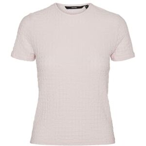 VERO MODA Women's Vmelene Short Ss Top JRS T-Shirt, Parfait Pink, XS VERO MODA Women's Vmelene Short Ss Top JRS T-Shirt, Parfait Pink, XS