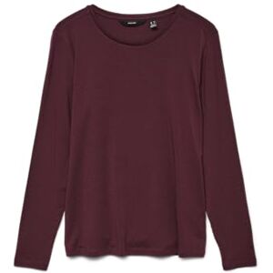 VERO MODA Women's Vmava Ls Top JRS Ga Noos, Winetasting, S VERO MODA Women's Vmava Ls Top JRS Ga Noos, Winetasting, S