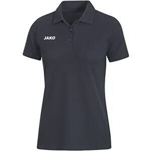 JAKO Women's Base Polos, Anthrazit, 38 JAKO Women's Base Polos, Anthrazit, 38