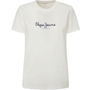 Pepe Jeans Women's Fiore, T-Shirt, White, S Pepe Jeans Women's Fiore, T-Shirt, White, S