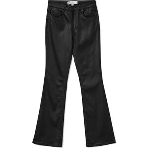 VERO MODA Women's Vmflash Mr Flared Coated Pants Noos Jeans, Black, L / 32L VERO MODA Women's Vmflash Mr Flared Coated Pants Noos Jeans, Black, L / 32L