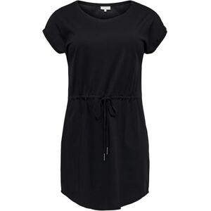 ONLY Carmakoma NOS Women's Carapril Ss Knee Dress Solid Noos Dress Not Applicable, Black, M-46/48 ONLY Carmakoma NOS Women's Carapril Ss Knee Dress Solid Noos Dress Not Applicable, Black, M-46/48