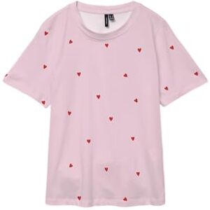 VERO MODA Women's Vmpaulina AOP SS T-Shirt Ga JRS Noos, Pink-a-Boo, L VERO MODA Women's Vmpaulina AOP SS T-Shirt Ga JRS Noos, Pink-a-Boo, L