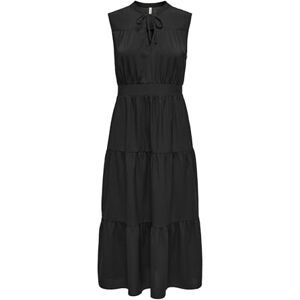 ONLY Women's Onlnova Life Elite Uli Long Dress Solid, Black, XL ONLY Women's Onlnova Life Elite Uli Long Dress Solid, Black, XL