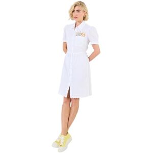 Joe Browns Women's Button Front Embroidered Floral Pocket Dress, Relaxed, White, UK 24 Joe Browns Women's Button Front Embroidered Floral Pocket Dress, Relaxed, White, UK 24