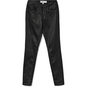 VERO MODA Women's Vmflash Mr Skinny Coated Pants Noos Jeans, Black, S / 30L VERO MODA Women's Vmflash Mr Skinny Coated Pants Noos Jeans, Black, S / 30L