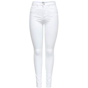 ONLY Women's Royal Hw Skinny Fit Jeans, White (White), M30' ONLY Women's Royal Hw Skinny Fit Jeans, White (White), M30'
