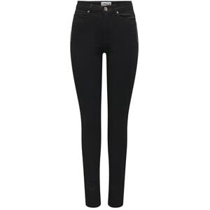 ONLY Women's Onlroyal Hw Sk Zip Poc DNM PIM Jeans, Washed Black, XS / 32L ONLY Women's Onlroyal Hw Sk Zip Poc DNM PIM Jeans, Washed Black, XS / 32L