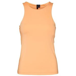 VERO MODA Women's Vmbianca SL Tank Top Noos T-Shirt, Mock Orange, L VERO MODA Women's Vmbianca SL Tank Top Noos T-Shirt, Mock Orange, L