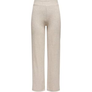 ONLY Women's Onlemma Wide Pant Noos JRS Fabric Trousers, Pumice Stone/Detail:Melange, S ONLY Women's Onlemma Wide Pant Noos JRS Fabric Trousers, Pumice Stone/Detail:Melange, S