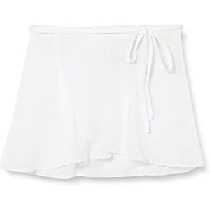Capezio Women's Chiffon Wrap Skirt Classic Ladies, White, S Petite UK Capezio Women's Chiffon Wrap Skirt Classic Ladies, White, S Petite UK