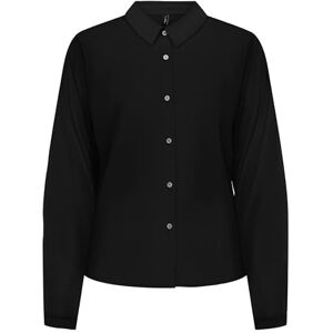 ONLY Women's Onlnova Life Elite L/S Maya Shirt Solid Blouse, Black, M ONLY Women's Onlnova Life Elite L/S Maya Shirt Solid Blouse, Black, M