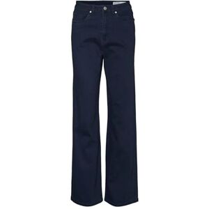 VERO MODA Women's Vmtessa Hr Wide Colored Jeans Boo, Blue, 28W x 32L VERO MODA Women's Vmtessa Hr Wide Colored Jeans Boo, Blue, 28W x 32L