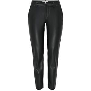 ONLY Women's Onlmiri Life Mw Faux Lea Cigarette PNT Pants, Phantom, S / 32L ONLY Women's Onlmiri Life Mw Faux Lea Cigarette PNT Pants, Phantom, S / 32L