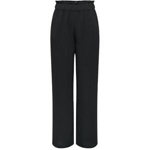 JDY Women's Divya Life Hw Wide Pants WVN Noos Trouser, Black, M / 32L JDY Women's Divya Life Hw Wide Pants WVN Noos Trouser, Black, M / 32L