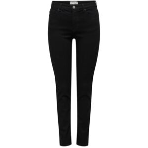 ONLY Women's Onlsui Mid Slim DNM Ana629 Jean Pants, Black Denim, S / 32L ONLY Women's Onlsui Mid Slim DNM Ana629 Jean Pants, Black Denim, S / 32L