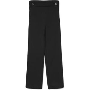 VERO MODA Women's Vmliva Hw Wide Pant Noos Trouser, Black, XXL / 30L VERO MODA Women's Vmliva Hw Wide Pant Noos Trouser, Black, XXL / 30L