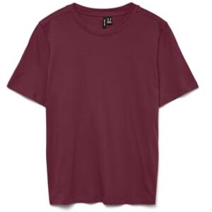 VERO MODA Women's Vmpaulina SS T-Shirt Ga JRS Noos, Tibetan Red, XS VERO MODA Women's Vmpaulina SS T-Shirt Ga JRS Noos, Tibetan Red, XS