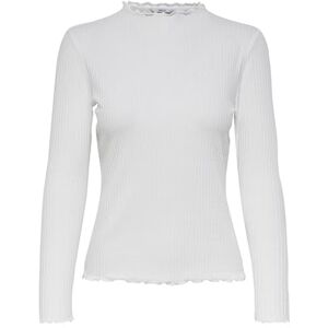 ONLY Women's Onlemma L/S High Neck Noos Jrs Tank Top, Egret, M UK ONLY Women's Onlemma L/S High Neck Noos Jrs Tank Top, Egret, M UK