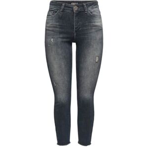 ONLY Women's Onlblush Mw Sk Rw ANK DNM Jeans, Blue Black Denim, M / 30L ONLY Women's Onlblush Mw Sk Rw ANK DNM Jeans, Blue Black Denim, M / 30L