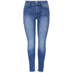 ONLY Women's Onlblush Life Midsk Ankraw Rea12187 Noos Jeans, Medium Blue Denim, 30W / 30L ONLY Women's Onlblush Life Midsk Ankraw Rea12187 Noos Jeans, Medium Blue Denim, 30W / 30L