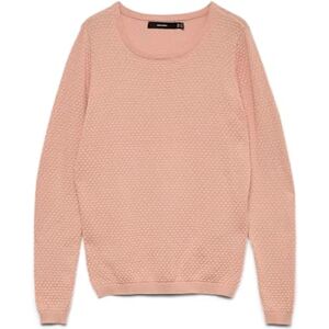 VERO MODA Women's Vmcare Structure Ls O-neck Blouse Noos Jumper, Pink (Misty Rose), 12 (Manufacturer size: Medium) VERO MODA Women's Vmcare Structure Ls O-neck Blouse Noos Jumper, Pink (Misty Rose), 12 (Manufacturer size: Medium)