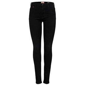 ONLY Women's Onlpaola Hw Sk Dnm Jeans Azg 132907 Noos Skinny Jeans, Black (Black Denim), M/34 ONLY Women's Onlpaola Hw Sk Dnm Jeans Azg 132907 Noos Skinny Jeans, Black (Black Denim), M/34