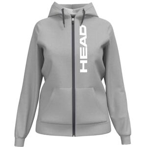 HEAD CLUB ORGINAL Hoodie FZ Women, grey melange HEAD CLUB ORGINAL Hoodie FZ Women, grey melange