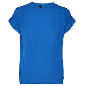 VERO MODA Women's Vmalma Sl Wide Top JRS, Skydiver, Large VERO MODA Women's Vmalma Sl Wide Top JRS, Skydiver, Large
