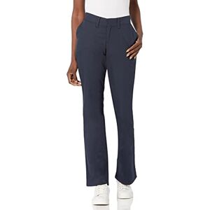 Dickies Women's Flat Front Stretch Twill Pant Slim Fit Bootcut Khakis, Dark Navy, 14 UK Dickies Women's Flat Front Stretch Twill Pant Slim Fit Bootcut Khakis, Dark Navy, 14 UK