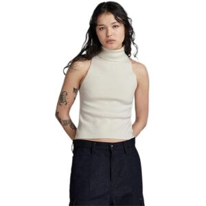 G-STAR Women's NY RAW Slim Knitted Top , Beige (eggnog D24007-D487-G076), L G-STAR Women's NY RAW Slim Knitted Top , Beige (eggnog D24007-D487-G076), L