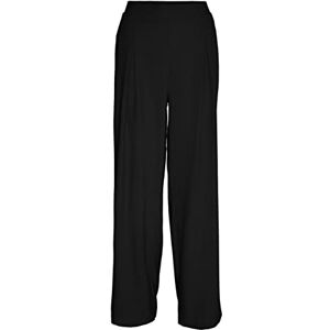VERO MODA Women's VMMYMILO HW Wide Pants WVN GA, Black, M VERO MODA Women's VMMYMILO HW Wide Pants WVN GA, Black, M