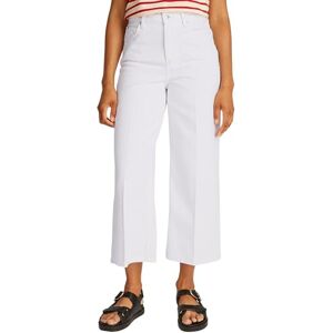 Tommy Hilfiger Women's Wide Leg High Waist Jeans, White (Th Optic White), 32W/30L Tommy Hilfiger Women's Wide Leg High Waist Jeans, White (Th Optic White), 32W/30L