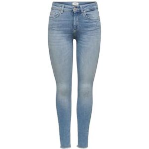 ONLY Womens Onlblush Mid Sk Ank Raw Rea1467 Noos Jeans, Blu (Light Blue Denim), M UK ONLY Womens Onlblush Mid Sk Ank Raw Rea1467 Noos Jeans, Blu (Light Blue Denim), M UK