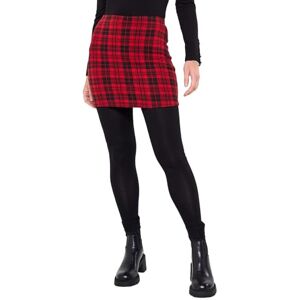 Joe Browns Women's Check Print Skirted Leggings Casual Pants, red, 6 Joe Browns Women's Check Print Skirted Leggings Casual Pants, red, 6