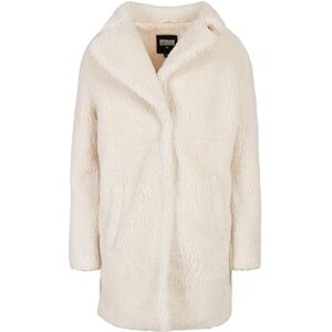 Urban Classics Women's Ladies Oversized Sherpa Coat Jacket, whitesand, L Urban Classics Women's Ladies Oversized Sherpa Coat Jacket, whitesand, L