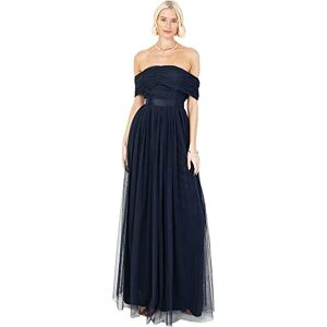 Anaya with Love Womens Ladies Maxi Dress Bardot Off Shoulder with Belt Long Empire Waist for Wedding Guest Prom Evening Gown Bridesmaid Navy Blue Size 10 Anaya with Love Womens Ladies Maxi Dress Bardot Off Shoulder with Belt Long Empire Waist for Wedding Guest Prom Evening Gown Bridesmaid Navy Blue Size 10