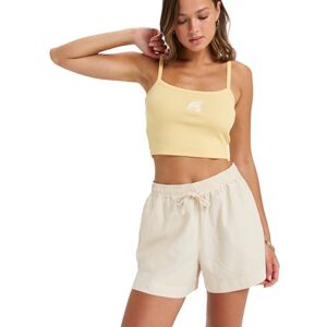 Roxy Elasticated Waist Beach Shorts LEKEITIO Break MID Young Womens Beige M Roxy Elasticated Waist Beach Shorts LEKEITIO Break MID Young Womens Beige M