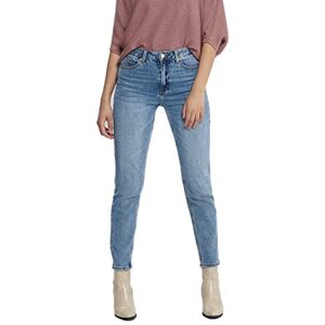 ONLY Women's Onlemily Life Hw St Ankle Mae0012 Noos Jeans, Medium Blue Denim, 28/30 ONLY Women's Onlemily Life Hw St Ankle Mae0012 Noos Jeans, Medium Blue Denim, 28/30