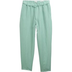 TOM TAILOR Women's Loose Slim Trousers with Linen Content, 13010 Faded Green, 38W x 28L TOM TAILOR Women's Loose Slim Trousers with Linen Content, 13010 Faded Green, 38W x 28L