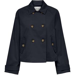 ONLY Women's ONLAPRIL Short Trenchcoat OTW NOOS, Night Sky 1, M ONLY Women's ONLAPRIL Short Trenchcoat OTW NOOS, Night Sky 1, M