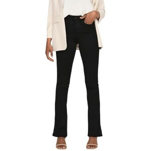 ONLY Women's Onlroyal High Sweet 600 Noos Flared Jeans, Black (Black Black), 31W 32L UK ONLY Women's Onlroyal High Sweet 600 Noos Flared Jeans, Black (Black Black), 31W 32L UK