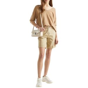 United Colors of Benetton Women's Maglia Scollo V M/M 105gd10a0 Sweater, Beige, M United Colors of Benetton Women's Maglia Scollo V M/M 105gd10a0 Sweater, Beige, M