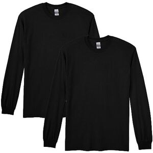 Gildan Adult DryBlend Long Sleeve T-Shirt, Style G8400, 2-Pack, Black, Medium Gildan Adult DryBlend Long Sleeve T-Shirt, Style G8400, 2-Pack, Black, Medium