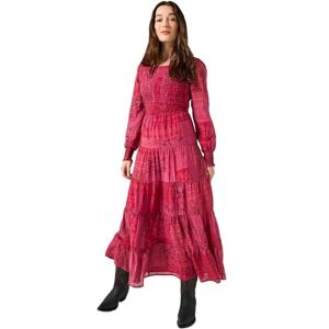 Joe Browns Women's Boho Patchwork Midi Dress, Regular, Pink, UK 16 Joe Browns Women's Boho Patchwork Midi Dress, Regular, Pink, UK 16