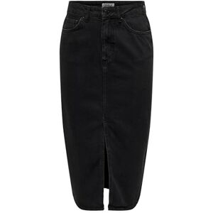 ONLY Women's Onlbianca Midi Skirt DNM Rea Noos, Washed Black, XL ONLY Women's Onlbianca Midi Skirt DNM Rea Noos, Washed Black, XL